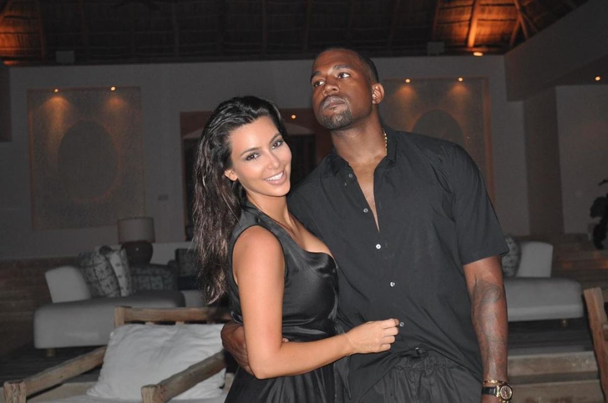 Kim Kardashian și Kanye West foto Instagram