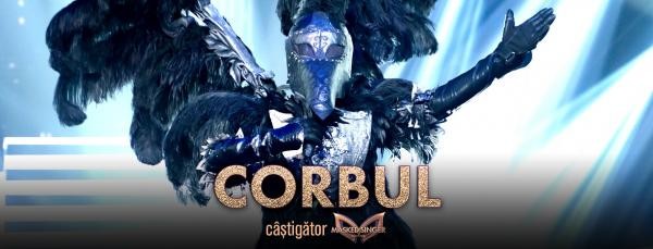 Corbul, foto masked singer românia