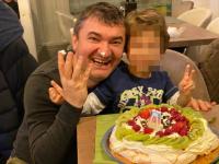 Dorin Chioțea la aniversarea de 4 ani a fiului său, Victor. Foto/Facebook.DorinChiotea