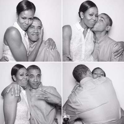 Barack Obama și soția sa, foto Instagram