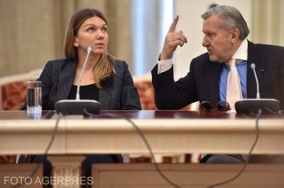 Ilie Năstase și Simona Halep. Foto Agerpres. 