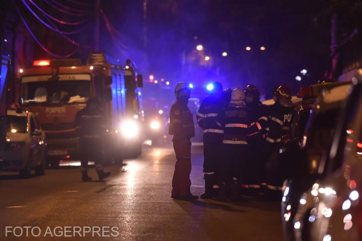 Incendiu Spitalul „Matei Balș” din București, sursa foto Agerpres