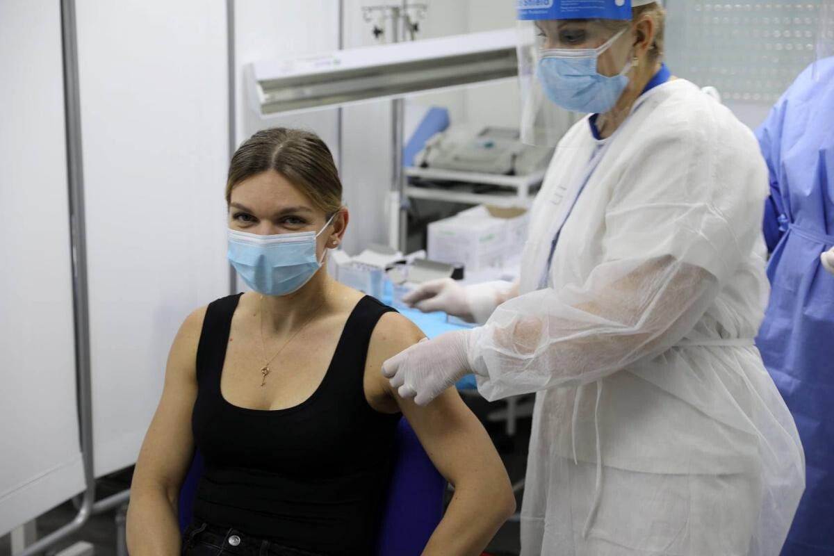 Simona Halep, sursa RO Vaccinare