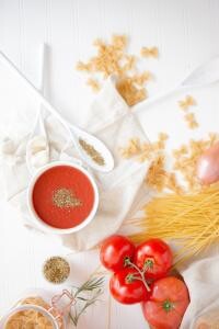 Supă de roșii, sursa unsplash/ autor Heather Ford