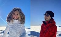 Andreea Bălan și Tiberiu Argint, colaj foto, sursa Instagram