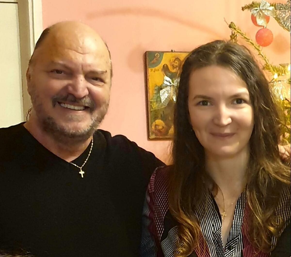 Victor Socaciu și fiica sa, Ana Maria, foto Facebook