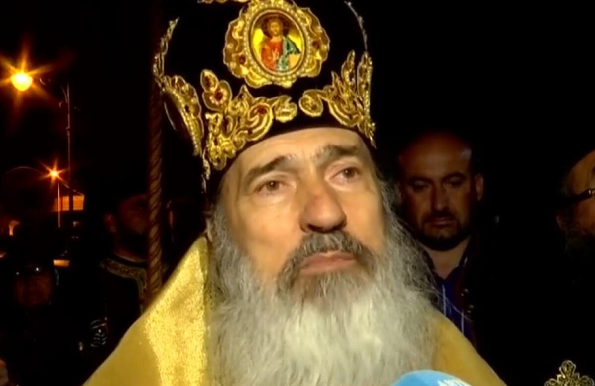 ÎPS Teodosie, arhiepiscopul Tomisului, captura foto Antena 3