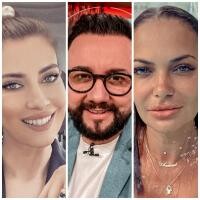 Iulia Albu, Cătălin Măruță, Andreea Antonescu, colaj foto, sursa instagram