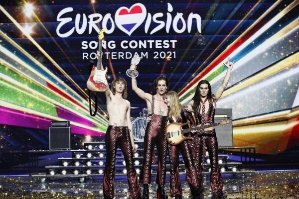 Maneskin, trupa italiană care a câștigat Eurovision 2021. Foto Instagram