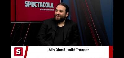 Alin Dincă, solistul formației Trooper. Interviurile Spectacola și DC News