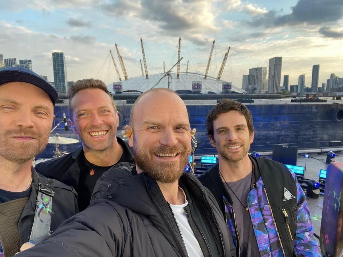 Coldplay, foto Instagram