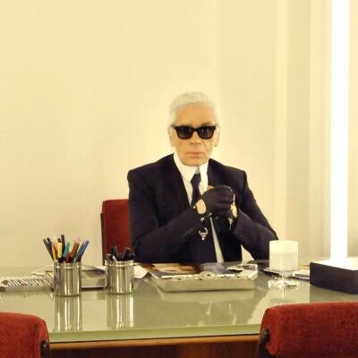  Karl Lagerfeld, foto Instagram