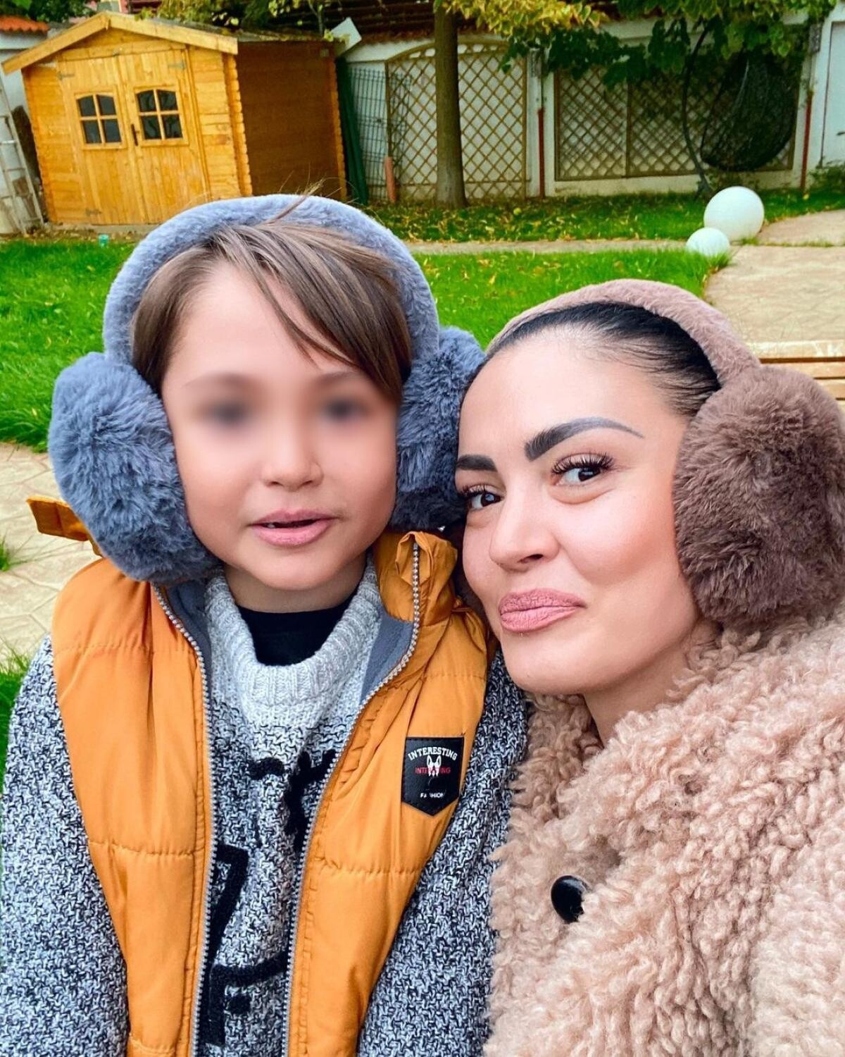 Andreea Mantea și fiul ei, David, sursa instagram