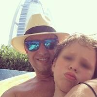 Laurențiu Reghecampf și fiul său, Bebeto, sursa instagram