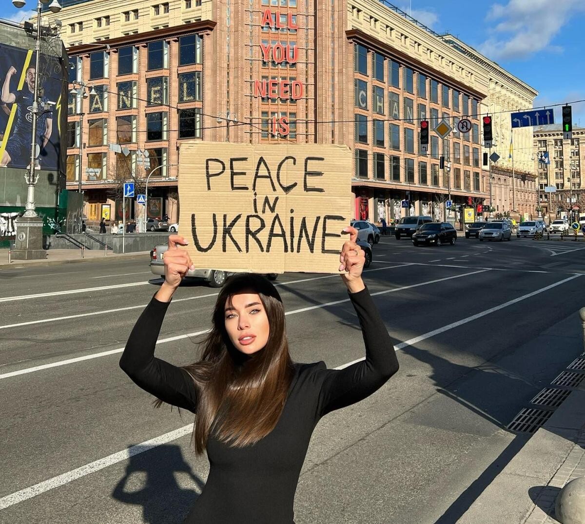 Război Rusia-Ucraina. Hanna Nepliakh, Miss Ucraina 2021, mesaj disperat: Ucrainenii nu vor război! Foto Instagram