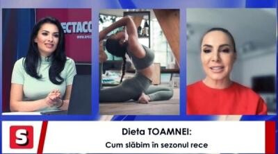 Descriere foto: Cori Grămescu, nutriționist și antrenor de fitness. Interviurile Spectacola, emisiune realizată de Georgiana Ioniță