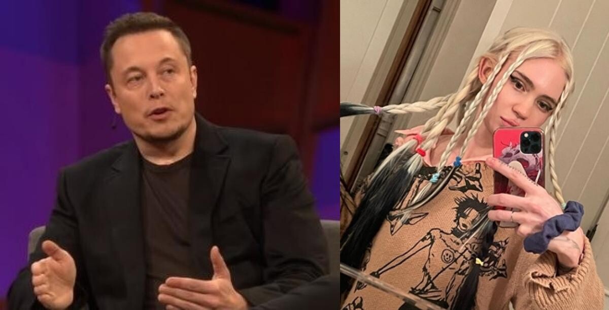 Elon Musk , Grimes, colaj Foto Instagram. YouTube