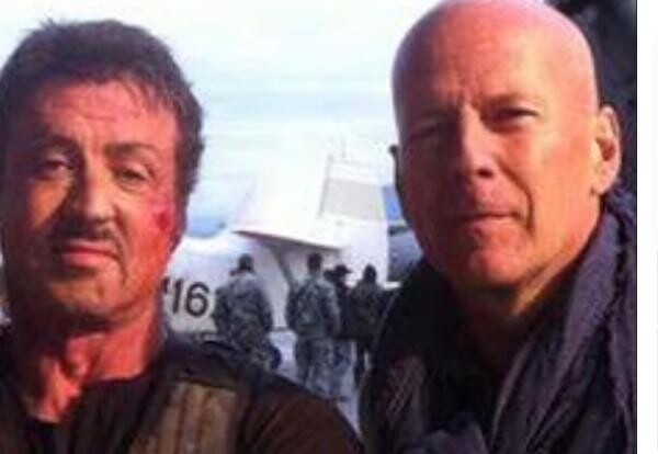 Bruce Willis și Sylvester Stallone, foto Instagram/ Sylvester Stallone