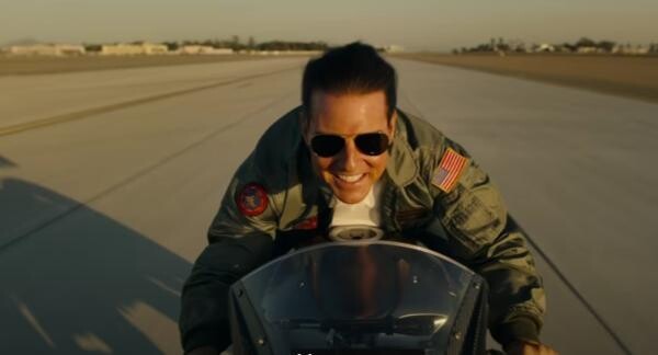 Tom Cruise, captură video YouTube/ "Top Gun: Maverick"