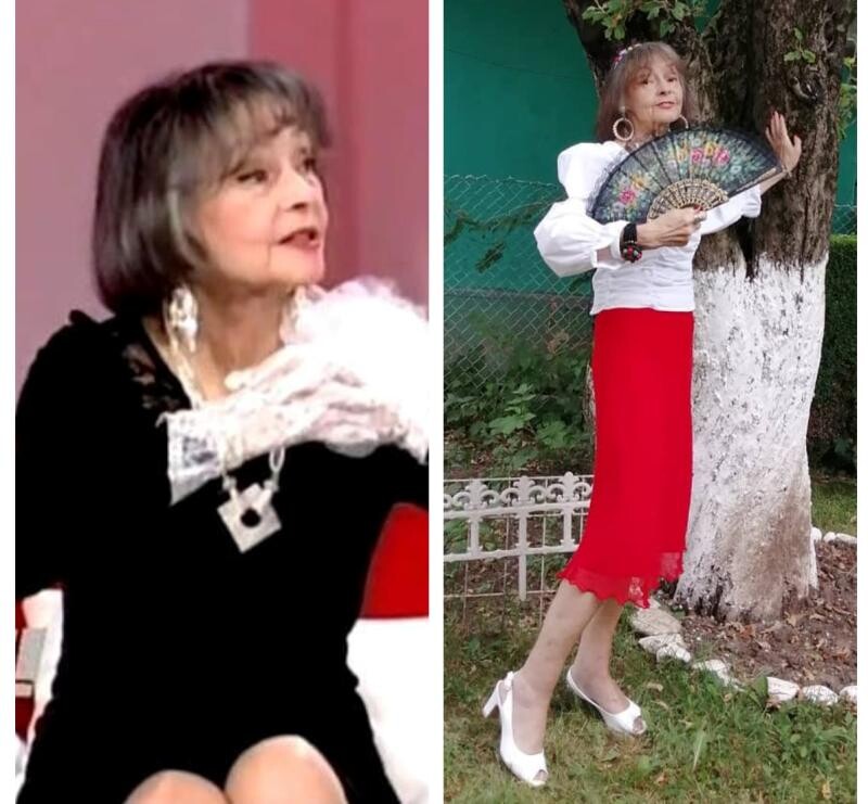 Marina Voica poartă tocuri și la 85 de ani, foto Instagram