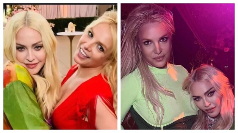 Sursa foto: Britney Spears și Madonna, instagram, colaj foto