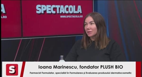 Ioana Marinescu, fondator Plush BIO, Farmacist Formulator