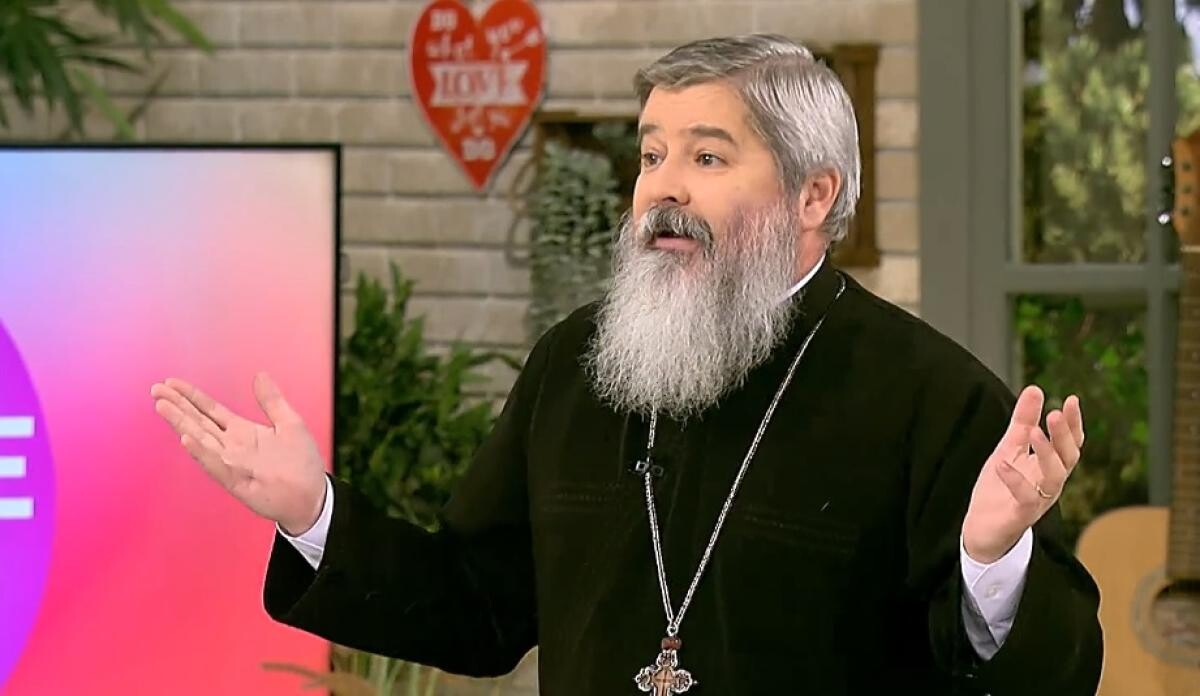Părintele Vasile Ioana. Captură video PRO TV