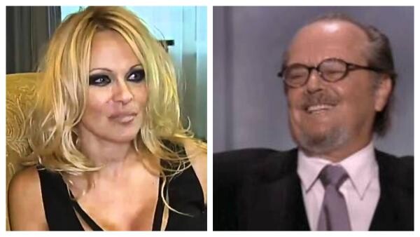 Pamela Anderson susține că l-a „prins” pe Jack Nicholson în pat cu două femei la o petrecere Playboy 