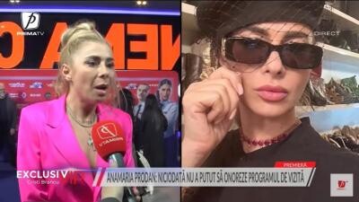 Anamaria Prodan, captură video PRIMA TV