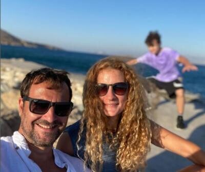 Andrei Aradits și soția, sursa instagram