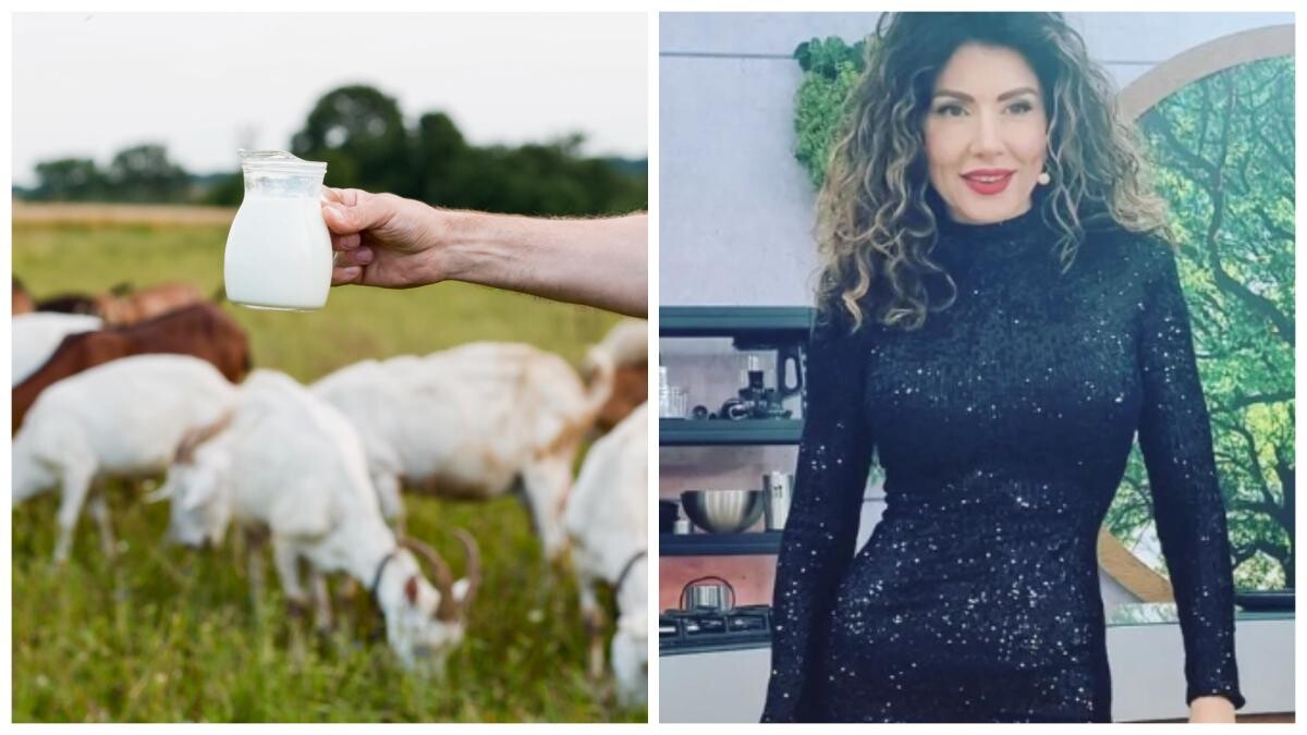 Carmen Brumă, lapte de capră, sursa foto freepik.com, Instagram/ colaj Spectacola