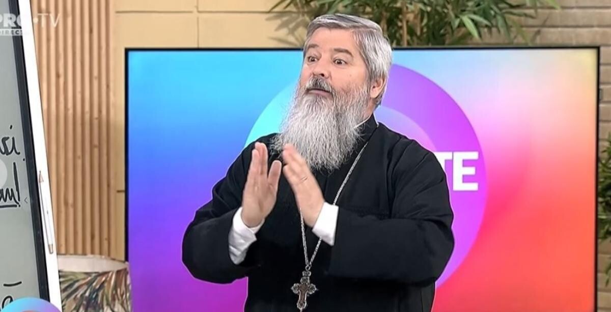 Părintele Vasile Ioana, captură video PRO TV