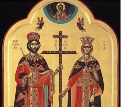 Descriere foto: Sfinții Constantin și Elena, sursa foto doxologia.ro
